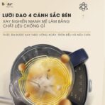 Máy làm sữa hạt Bear 1.5L PBJ-B06S2 - Nắp cách âm, vận hành êm - Ảnh 3