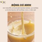 Máy làm sữa hạt Bear 1.5L PBJ-B06S2 - Nắp cách âm, vận hành êm - Ảnh 7