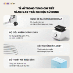 Tủ sấy quần áo Bear PCD-4H12G - Diệt khuẩn 99% bảo vệ làn da - Ảnh 3