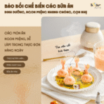 Máy xay ăn dặm Bear QSJ-D02Q1 - Xay nhuyễn thực phẩm trong 15s - Ảnh 10