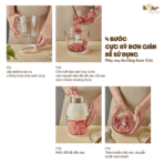 Máy xay ăn dặm Bear QSJ-D02Q1 - Xay nhuyễn thực phẩm trong 15s - Ảnh 17