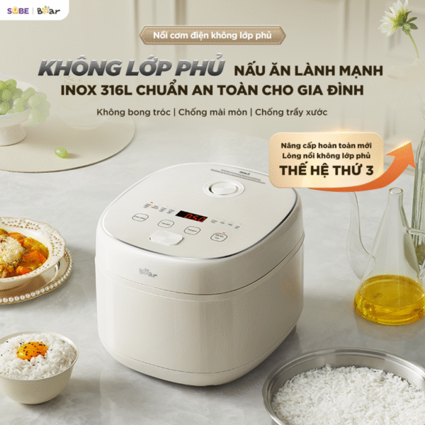 Nồi cơm điện Bear