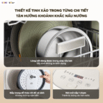 Nồi cơm điện Bear 1.2L RC-5H30O12 - Lòng nồi Inox 316L cao cấp - Ảnh 4