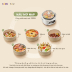 Nồi áp suất Bear 4L SB-AS40W - Hầm thịt bò súp thơm trong 30p - Ảnh 11