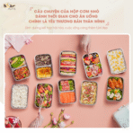 Hộp cơm Bear 2 tầng SB-HC12L - Hâm nóng trực tiếp tại văn phòng - Ảnh 8