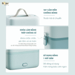 Hộp cơm Bear 2 tầng SB-HC12L - Hâm nóng trực tiếp tại văn phòng - Ảnh 4