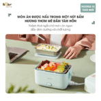 Hộp cơm Bear 2 tầng SB-HC12L - Hâm nóng trực tiếp tại văn phòng - Ảnh 12