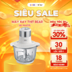 Máy xay thịt Bear 2L SB-MA02L - 2 chế độ xay thông minh an toàn - Ảnh 8