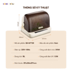 Máy tiệt trùng Bear SB-MTT20 - tiệt trùng UV - Ảnh 12