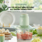 Máy xay thịt Bear 1.8L SB-MX20A - Cối thủy tinh xay hạt cứng mạnh - Ảnh 15