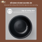 Nồi Cơm Điện Bear 1.6L SB-NC16L - Mini gọn gàng cho 1-3 người ăn - Ảnh 6