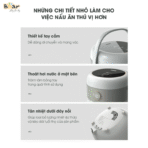 Nồi Cơm Điện Bear 1.6L SB-NC16L - Mini gọn gàng cho 1-3 người ăn - Ảnh 4