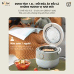 Nồi Cơm Điện Bear 1.6L SB-NC16L - Mini gọn gàng cho 1-3 người ăn - Ảnh 14