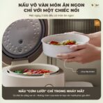 Nồi cơm điện Bear 3L SB-NC30B - Hẹn giờ linh hoạt, cơm dẻo mịn - Ảnh 6