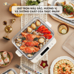 Nồi hấp Bear SB-NH12L - Hấp hải sản và bữa sáng nóng hổi - Ảnh 9