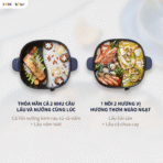 Nồi Lẩu Bear 6L SB-NL60U - Giải pháp tiệc lẩu đông người - Ảnh 7