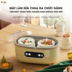 Máy làm sữa chua Bear SB-SC10C - 4 chức năng, thố sứ tự nhiên