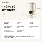 Máy làm sữa hạt Bear