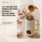 Máy làm sữa hạt Bear 0.6L SB-SH06C - Nấu sữa nhanh cho bữa sáng - Ảnh 10
