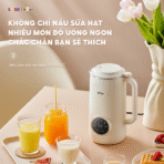 Máy làm sữa hạt Bear 0.6L SB-SH06C - Nấu sữa nhanh cho bữa sáng - Ảnh 8