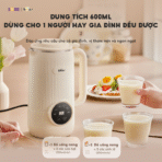 Máy làm sữa hạt Bear 0.6L SB-SH06C - Nấu sữa nhanh cho bữa sáng - Ảnh 16