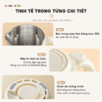 Máy làm sữa hạt Bear 0.6L SB-SH06C - Nấu sữa nhanh cho bữa sáng - Ảnh 11