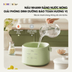 Nồi nấu chậm Bear 1L SC-4H10E - Nấu cháo dinh dưỡng nhuyễn mịn - Ảnh 14