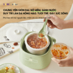 Nồi nấu chậm Bear 1L SC-4H10E - Nấu cháo dinh dưỡng nhuyễn mịn - Ảnh 11