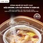 Nồi nấu chậm Bear 2.5L SC-5H25M34 - Van vi áp hầm gà nguyên con - Ảnh 10