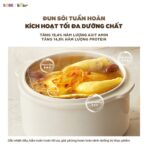 Nồi nấu chậm Bear 2.5L SC-5H25M34 - Van vi áp hầm gà nguyên con - Ảnh 9