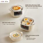 Nồi nấu chậm Bear 2.5L SC-5H25M34 - Van vi áp hầm gà nguyên con - Ảnh 5