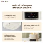 Nồi nấu chậm Bear 2.5L SC-5H25M34 - Van vi áp hầm gà nguyên con - Ảnh 14