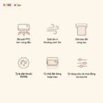 Máy sưởi Bear SH-4H20X - Sưởi xa 2m, tỷ lệ diệt khuẩn 99% - Ảnh 6