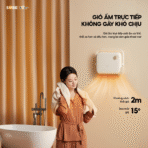 Máy sưởi Bear SH-4H20X - Sưởi xa 2m, tỷ lệ diệt khuẩn 99% - Ảnh 12