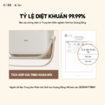 Máy sưởi Bear SH-4H20X - Sưởi xa 2m, tỷ lệ diệt khuẩn 99% - Ảnh 9