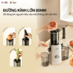 Máy ép chậm Bear SJ-4H01T - Ép trục vít giữ trọn vitamin nguyên - Ảnh 5