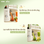 Máy ép chậm Bear SJ-4H01T - Ép trục vít giữ trọn vitamin nguyên - Ảnh 14