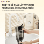 Máy ép chậm Bear SJ-4H01T - Ép trục vít giữ trọn vitamin nguyên - Ảnh 12