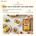 Máy nướng bánh Bear SMA-5H07F55 - 2 khay nướng sandwich nhanh - Ảnh 5