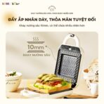 Máy nướng bánh Bear SMA-5H07F55 - 2 khay nướng sandwich nhanh - Ảnh 7