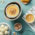 Nồi nấu chậm Bear 1.6l SUBE002 - Bộ 3 thố sứ hầm đa năng tiện lợi - Ảnh 9