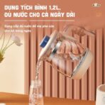 Bình đun nước khử Clo Bear TNQ-D12D1 - Pha sữa chuẩn nhiệt độ - Ảnh 2
