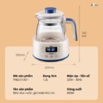 Bình đun nước khử Clo Bear TNQ-D12D1 - Pha sữa chuẩn nhiệt độ - Ảnh 5