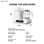 Máy hâm nước pha sữa Bear WW-5H12V78 - Khử Clo tự động an toàn - Ảnh 18