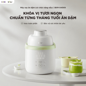 Máy xay nấu thức ăn Bear