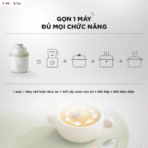 Máy xay nấu thức ăn 0.35L Bear BFM-045KN - tất cả trong 1 - Ảnh 11