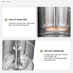 Máy xay nấu thức ăn 0.35L Bear BFM-045KN - tất cả trong 1 - Ảnh 10