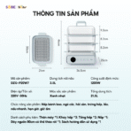 Nồi hấp Bear DZG-P20W7 - đa năng nhiều chế độ - Ảnh 16