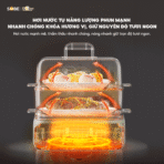 Nồi hấp Bear DZG-P20W7 - đa năng nhiều chế độ - Ảnh 9