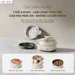 Nồi lẩu nướng hấp Bear HOP-505QT - 3 trong 1 tiện dụng - Ảnh 12